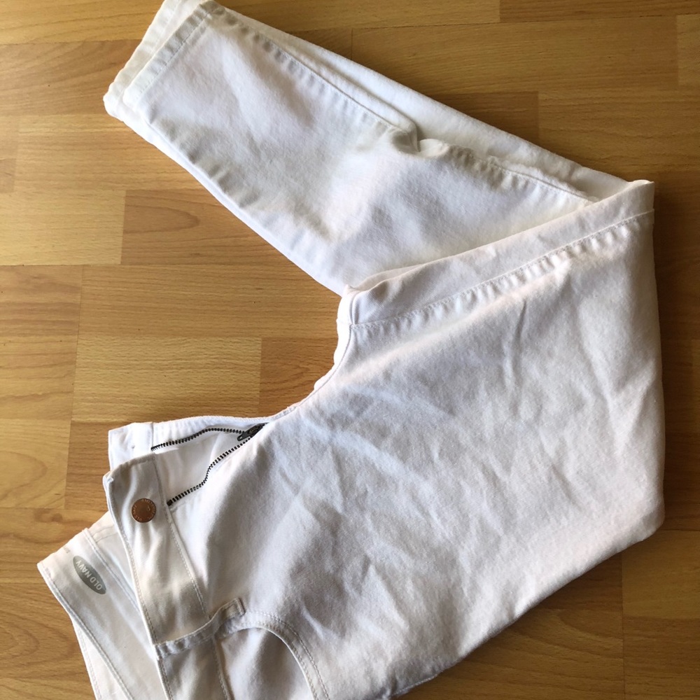 Old Navy Super Skinny Jeans Size 6 White Excellent Condition - Picture 2 of 10